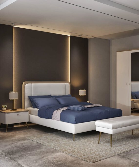 0020476 Lidya Bazali Karyola 160Cm Basliksiz Dilara Collection Kigali