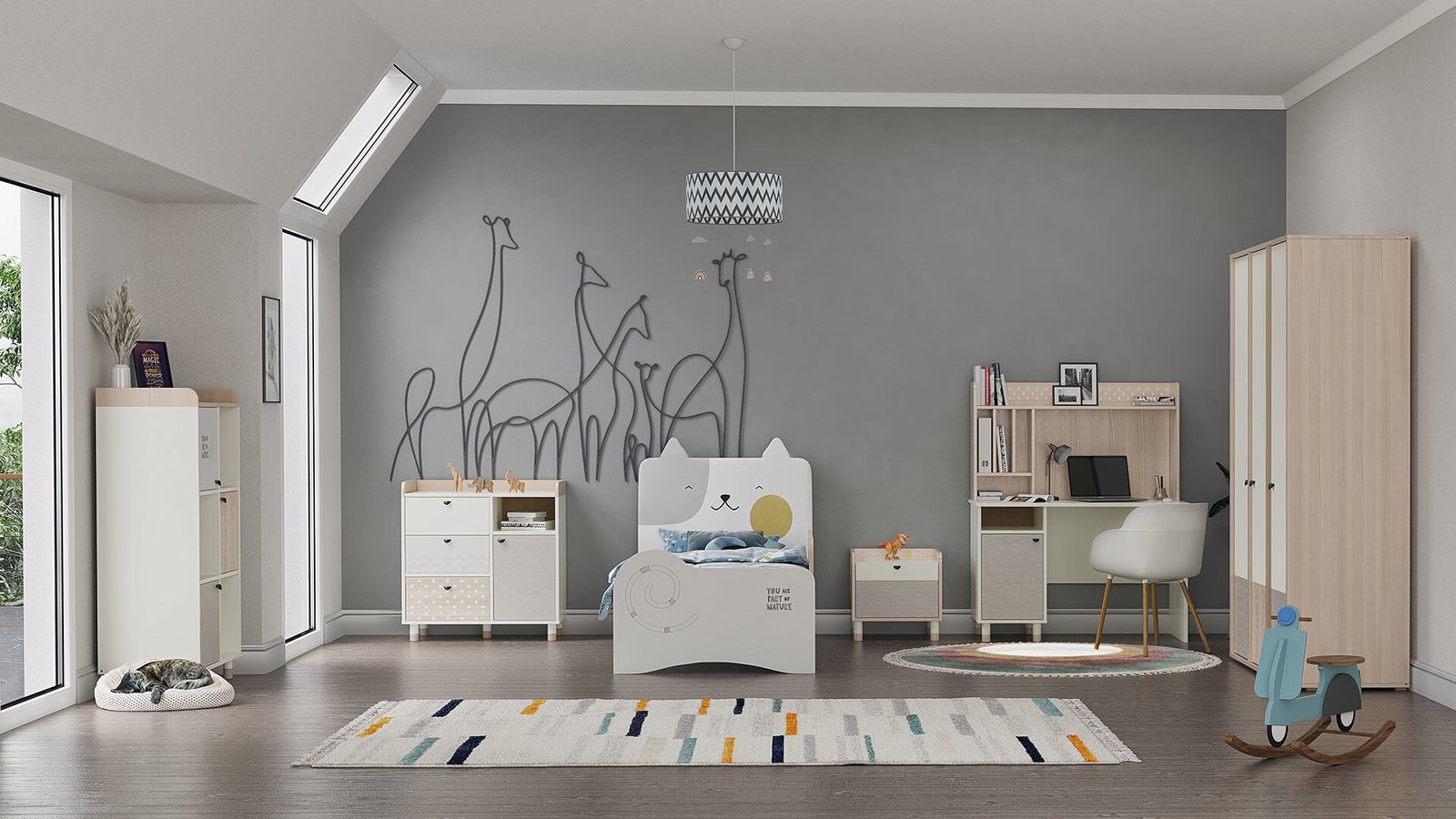 0021108 Natural Karyola 100200 Cm Basucu Haric Dilara Collection Kigali