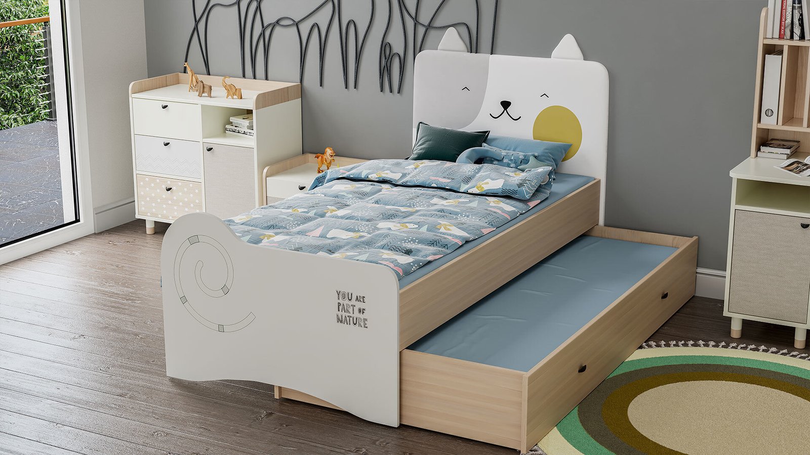 0021110 Natural Karyola 100200 Cm Basucu Haric Dilara Collection Kigali