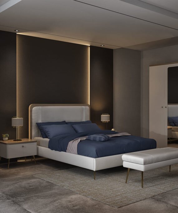 0021370 Lidya Karyola 160Cm Basliksiz Dilara Collection Kigali