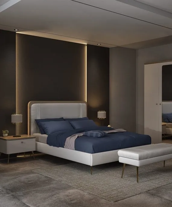 0021370 Lidya Karyola 160Cm Basliksiz Dilara Collection Kigali