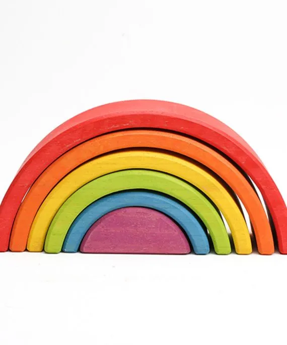 0021923 Waldorf 6Li Ahsap Gokkusagi Oyuncak Dilara Collection Kigali