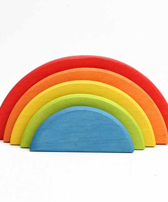 0021959 Waldorf 5Li Ahsap Yarim Daire Oyuncak Dilara Collection Kigali