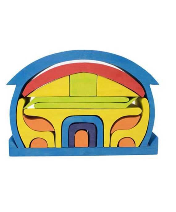 0021977 Waldorf Ahsap Mavi Catili Ev Oyuncak Dilara Collection Kigali