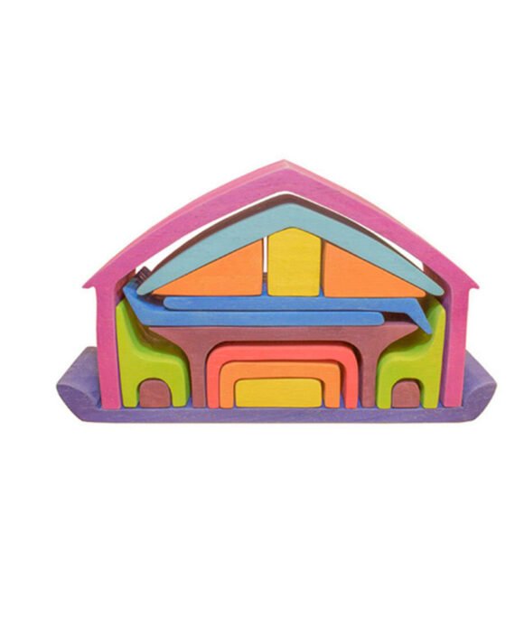 0022005 Waldorf Ahsap Mor Catili Ev Oyuncak Dilara Collection Kigali