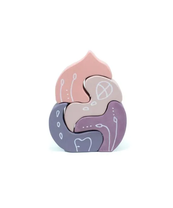 0022030 Waldorf Ahsap Mercan Oyuncak Lila Dilara Collection Kigali