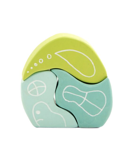 0022042 Waldorf Ahsap Bungalow Oyuncak Yesil Dilara Collection Kigali