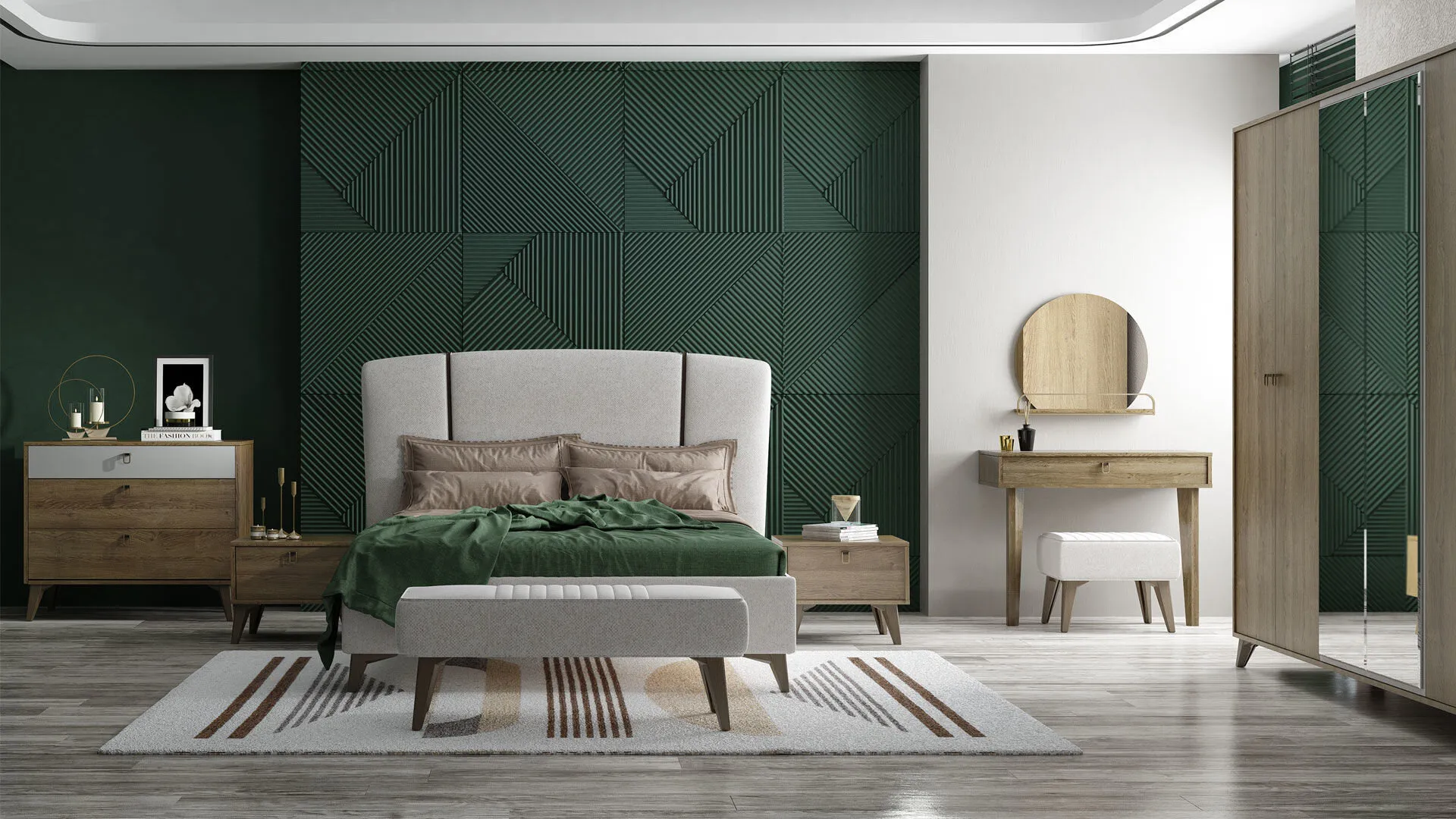 0022445 Viena Bazali Karyola 160 Cm Basliksiz Dilara Collection Kigali