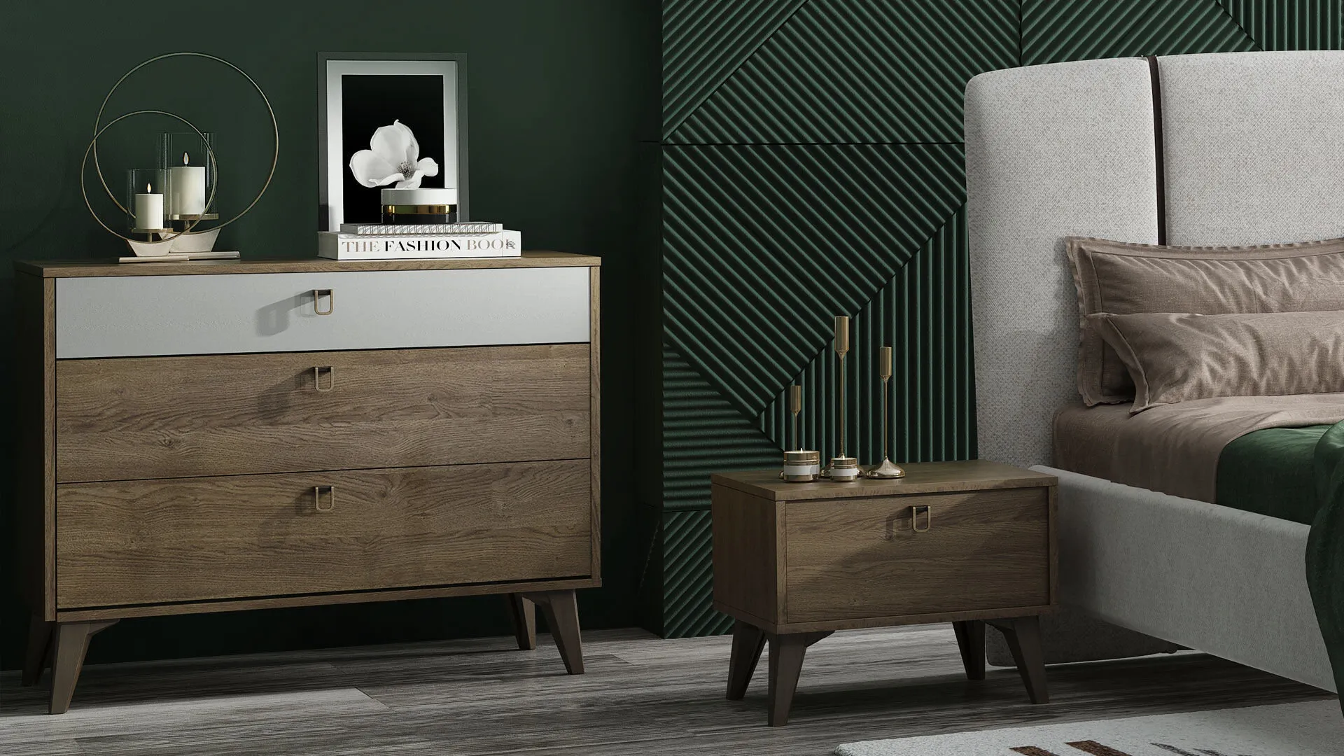 0022450 Viena Bazali Karyola 160 Cm Basliksiz Dilara Collection Kigali