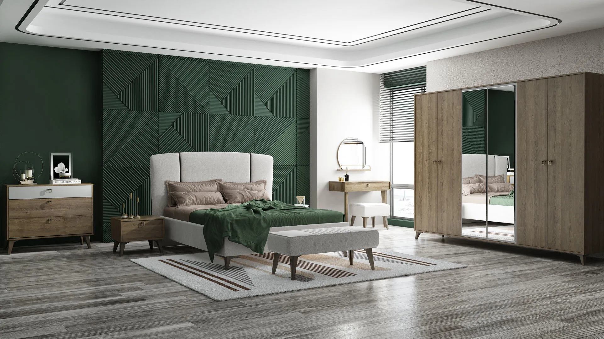 0022464 Viena Karyola 180 Cm Basliksiz Dilara Collection Kigali