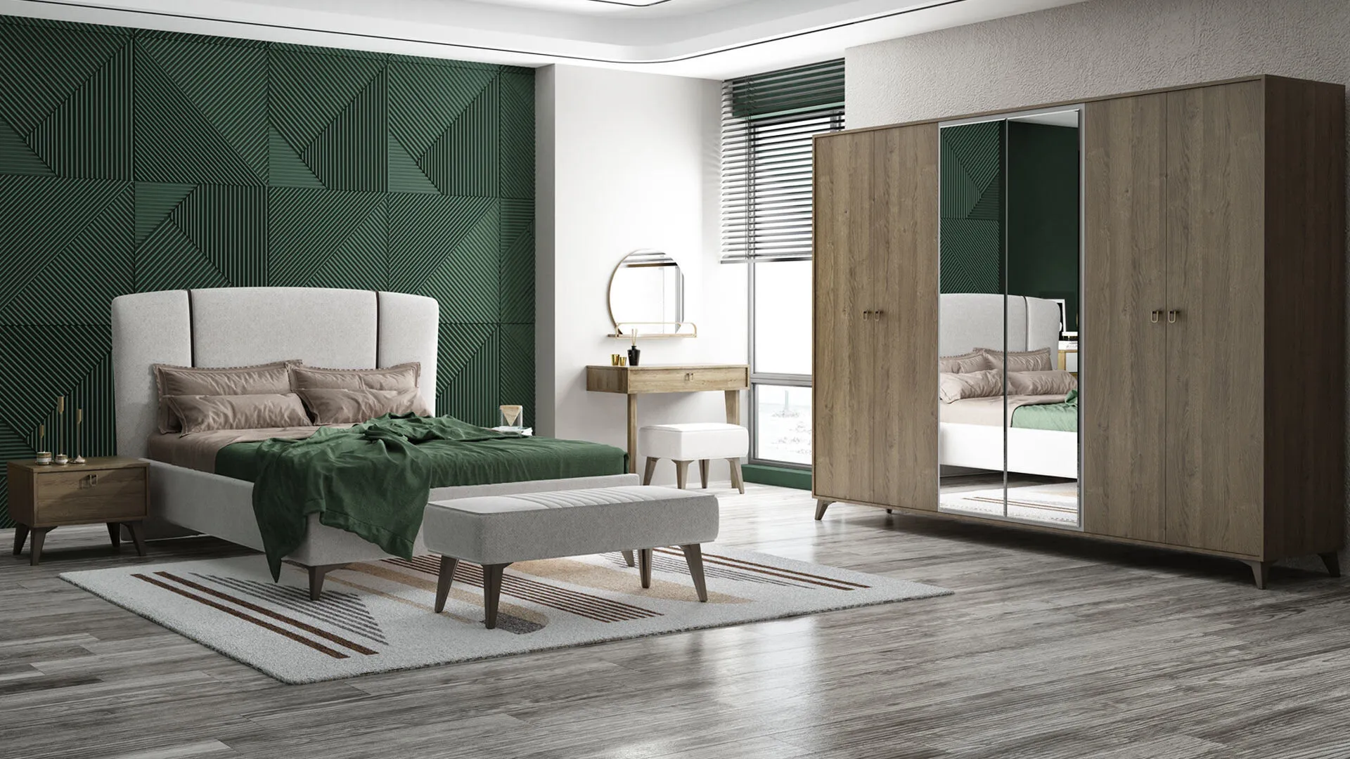 0022465 Viena Karyola 180 Cm Basliksiz Dilara Collection Kigali