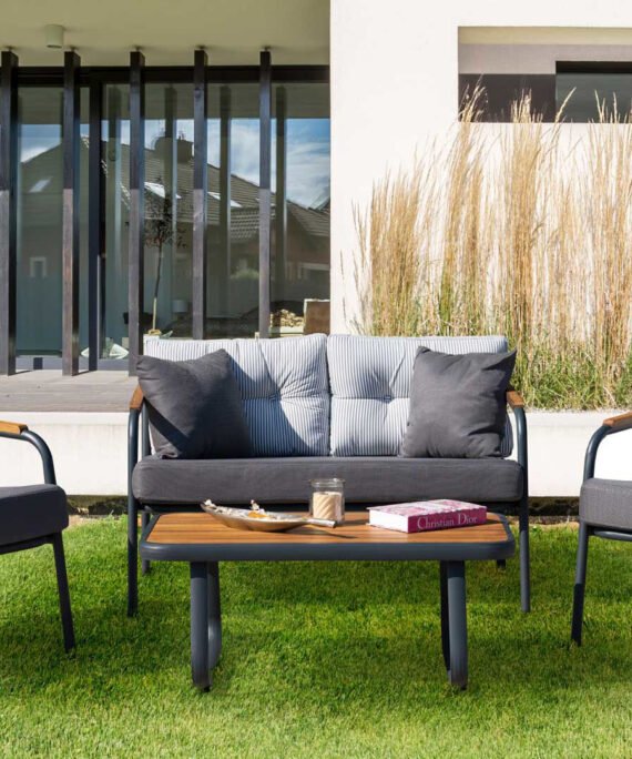 0023917 Linda Metal Bahce Oturma Seti Dilara Collection Kigali